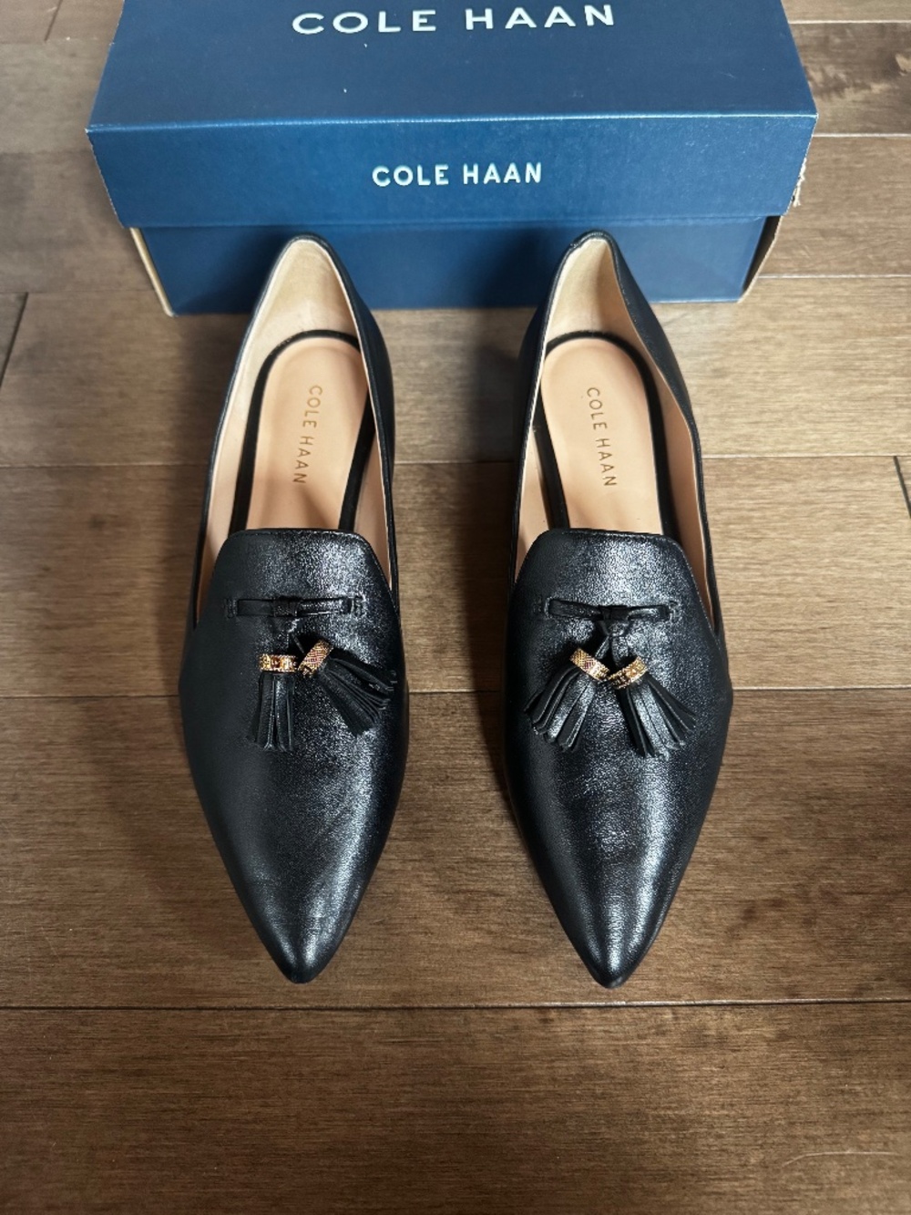 Cole Haan Black Leather Shoes - size 6